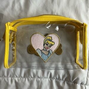 Stoney Clover Lane Disney Cinderella Yellow Cosmetic Bag